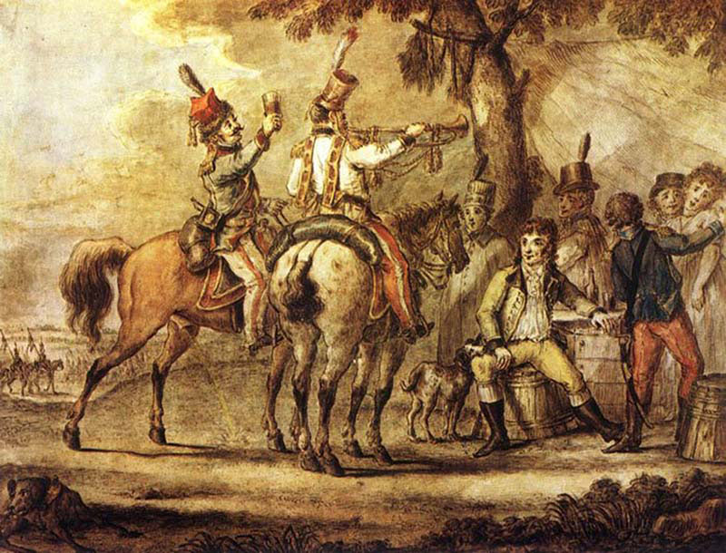 Polish Soldiers on Biwaku